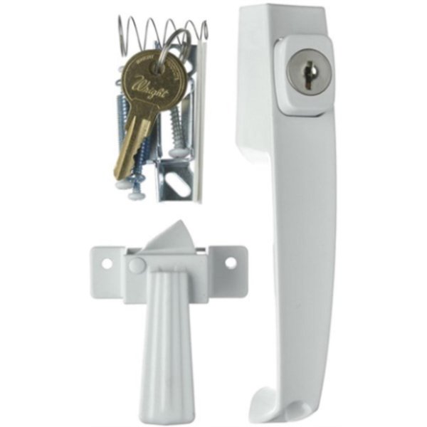 Hampton Products-Wright Wht Key Button Lock VK333X3WH